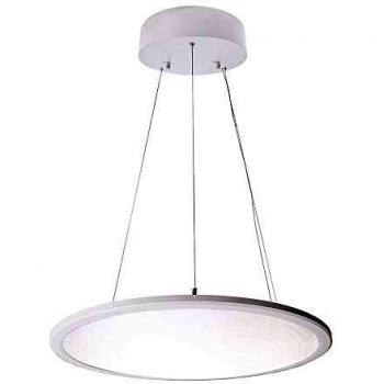 Lámpara Colgante LED Redonda 3420, 50W, 4.000 K Blanca, Difusor Transparente