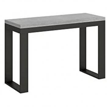 Mesa abatible Tecno Doble 120x45/90 cm con estructura de hormigón antracita