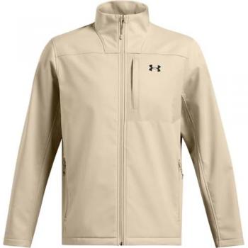 Under Armour Chaqueta Softshell Storm Coldgear Infrared Shield 2.0 para hombre, color base caqui/negro, tamaño Large