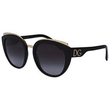 Dolce & Gabbana DG4383 501/8G Women's Butterfly Black Sunglasses Size 54