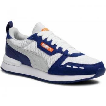 Zapatillas Puma R78 Jr Blanco Gris Azul 37361614