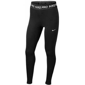 Nike Pro Warm Mallas, Niñas, Black/Black/White, XS