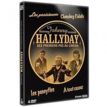 Johnny Hallyday - Ses premiers pas au cinéma : Les parisiennes + Cherchez l'idole + Les poneyttes + À tout casser [Alemania] [DVD]