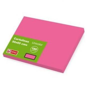 Cartulina Liderpapel Fucsia 50x65cm 180g/m² Paquete de 25 Hojas