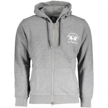 La Martina Gray Cotton Sweater - XL