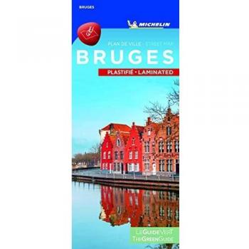 Mapa de la Ciudad de Brujas - Plastificado Michelin
