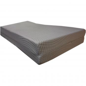 Lujo ortopédico 9 zonas colchón de espuma fría HR 50 x 200 cm x 21 cm con núcleo doble paño, 23 cm dureza: H2 