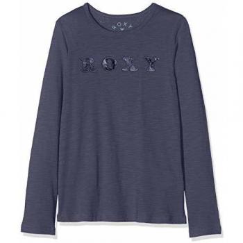 Roxy Bananas Party-Camiseta De Manga Larga para Chicas 8-16, Niñas, Mood Indigo, 10