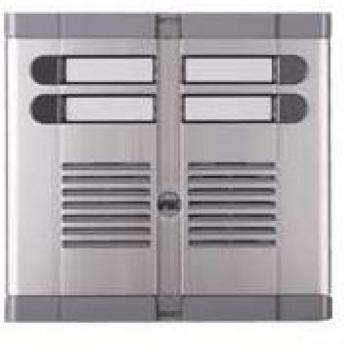 Placa de pulsadores de intercomunicación Urmet 4 posiciones encastrada 925/204