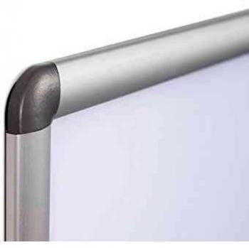 Bi-Office Curled - Marco expositor de aluminio rodeado, A3