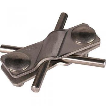 Dehn Stainless Steel Cross Connector for Lightning Protection 7-10mm