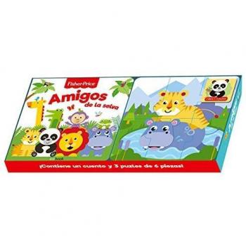 LIBRO CARTÓN CON PUZZLES FISHER PRICE