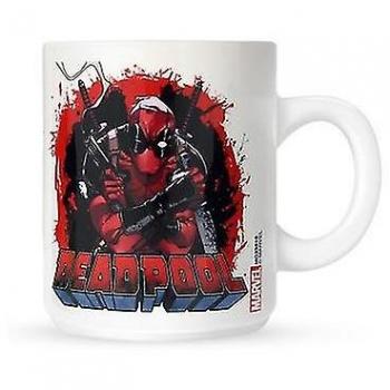 Taza Deadpool Smoking Gun Blanco/rojo/negro One Size