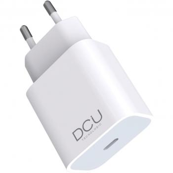 DCU Cargador de Pared Blanco USB-C con Power Delivery (PD) 20W Universal