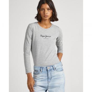 Pepe Jeans - Camiseta New Virginia Ls N gris