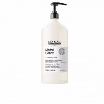 L'Oréal Professionnel Metal Detox Professional Shampoo 1500ml - Anti-Metal Cleansing and Protection for Colored Hair
