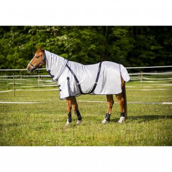 Manta Antimoscas Combo 190 cm Norton, Tela de Malla Mixta, Color Blanco/Marino, 6.3 Pulgadas