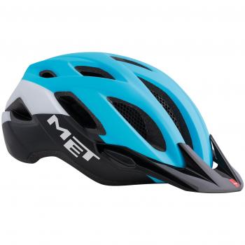MET M3HM109XLCI1 Casco, Unisex Adulto, Cian, XL