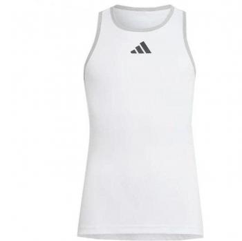 Camiseta Adidas Club Niña - Blanco (Talla 116)