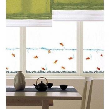 Ambiance-Live AMB-58209 - Vinilo adhesivo decorativo para pared, Flores de Iris
