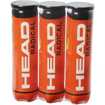 HEAD Radical - Pelota de tenis, color amarillo