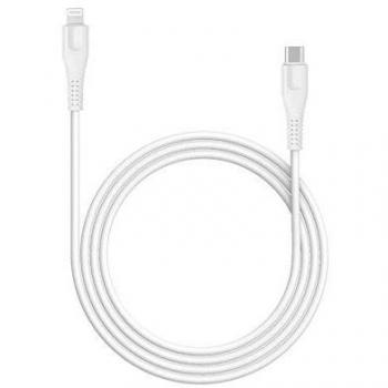 Cable Lightning a USB-C Canyon, 1.2 metros, Color Blanco