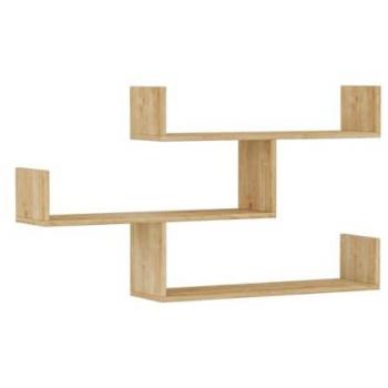 Estante de Madera MDP Alexandra House Living en Roble 119 x 67 x 22 cm