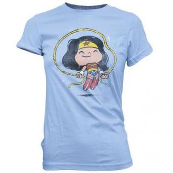 Camiseta Funko Pop Super Cute Tee DC Wonder Woman con Cuerda Talla L Niña 23301