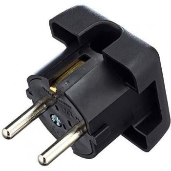 Bachmann - Clavija schuko plana negro