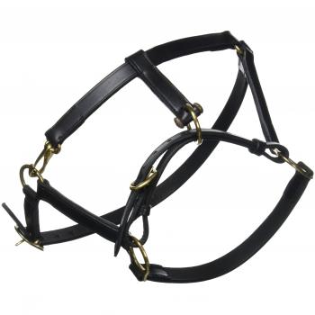 PFIFF pistolera de cuero remendado, negro, f/potros, 004494-60-f