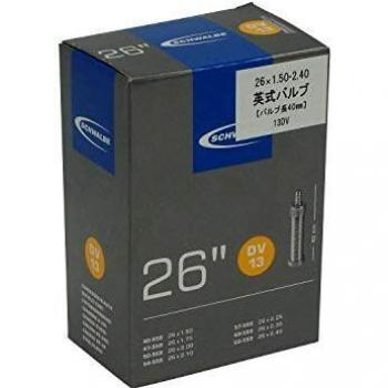 Schwalbe 26 Tube DV13 (Dunlop Valve, 40mm) - Fits 1.50-2.50 Tires