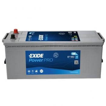 Batería Exide Power Pro EF1853, 185 Ah, 1150A(EN), 12V, dimensiones 513x223x223mm