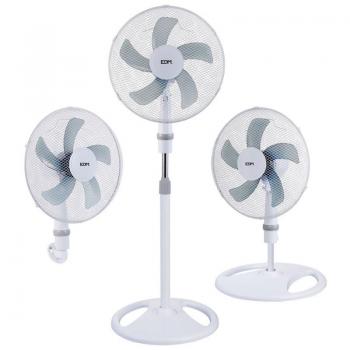 Ventilador 3 en 1 EDM Blanco 33530 45W 40cm