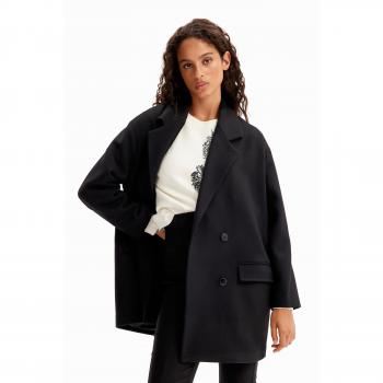 Desigual - Double-Breasted Wool Coat Designed by M. Christian Lacroix