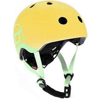 Casco Scoot And Ride XXS para Niños - Color Limón, tipo de producto: casco infantil, características: talla XXS, color limón, diseño ligero y cómodo, protección en la cabeza para niños