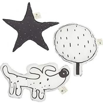 Cojines marca Bimbi Dreams. Modelo SET 3 COJIN FORMAS 791 GUAU 512 20