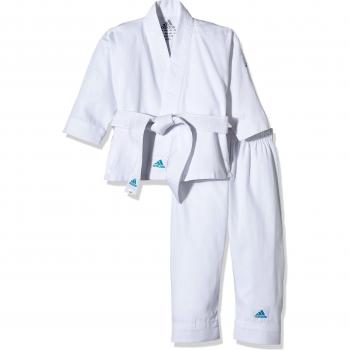 adidas Traje de karate para niños, blanco, 150/160, K200E