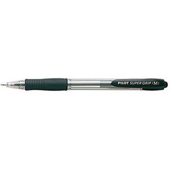 Pilot Super Grip - Bolígrafo punto medio - Negro -