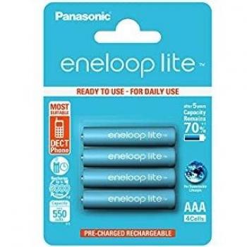 Panasonic Eneloop SY3052760 - Pack 4 Pilas Recargables, AAA