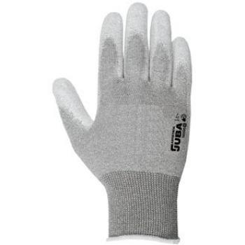 Guante antiestático nylon/fibra de carbono talla 8 con recubrimiento de poliuretano