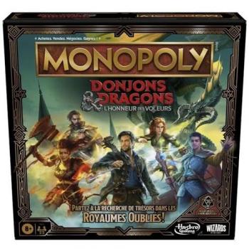 Monopoly Dungeons & Dragons: El Honor de los Ladrones - Juego de Mesa Estratégico