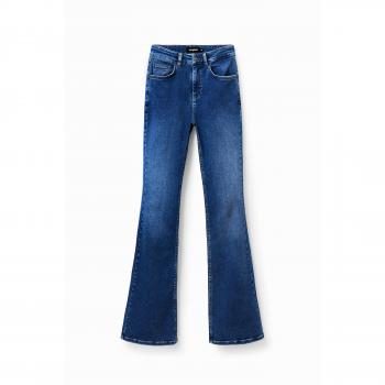 Desigual Women's Flared Blue Jeans - XS 5-Pocket Style
