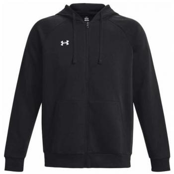 Under Armour Men's Rival Fleece Full Zip Hoodie (Black) - Size: 42/Regular
