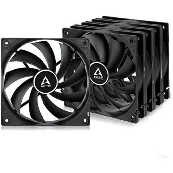 Ventilador Arctic F12 PWM 120 mm Negro - Pack de 5