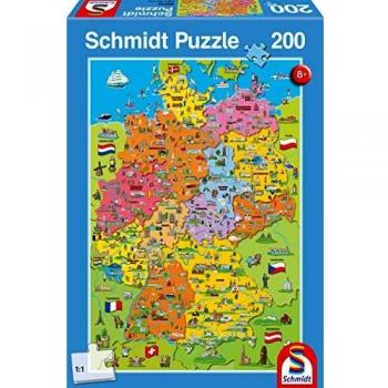 Puzzle Infantil Alemania 200 Piezas con Imágenes Schmidt Spiele 56312
