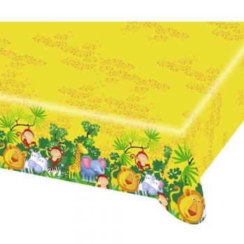 Amscan 551659 - Mantel plastificado con diseño de safari, 120 x 180 cm