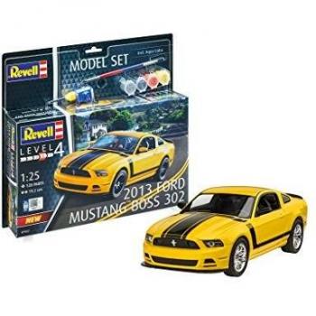Revell Set 1:25-2013 Ford Mustang Boss 302 Kit de Modelo de plástico