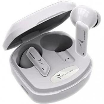 Auriculares Inalámbricos Techmade TM-K175 con Caja de Carga Blanca