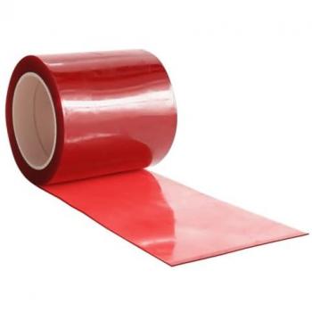 Burlete para puerta PVC transparente 200x1,6 mm 10 m cortina de puerta Color Acanalado Azul Transparente