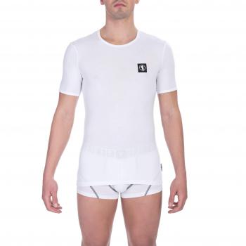 Bikkembergs White Cotton T-Shirt - Size L
